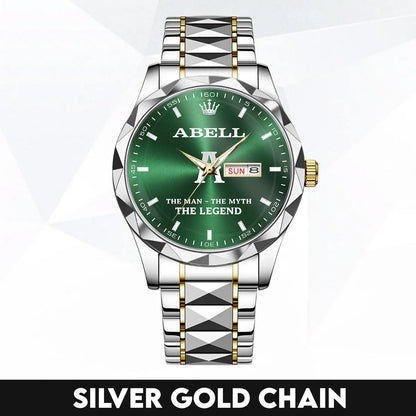 ABELL HH03-K98 Personalized Name Watch for Men – Custom Initial Gift