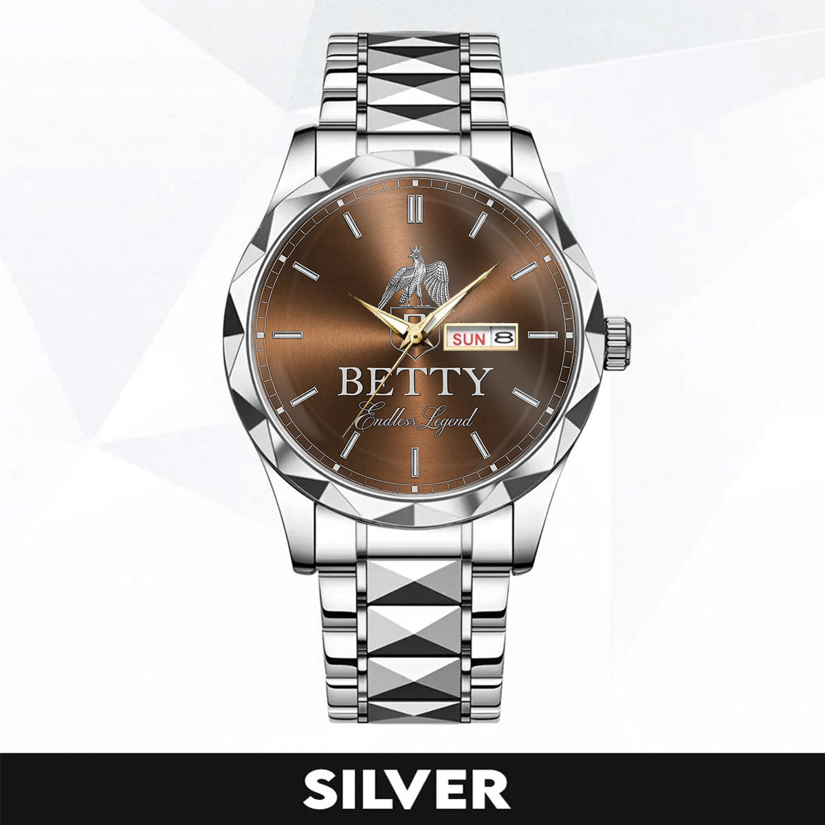 BETTY HH01-K88 Personalized Name Watch for Men – Custom Initial Gift