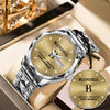 BLUNDELL HH01-K98 Personalized Name Watch for Men – Custom Initial Gift