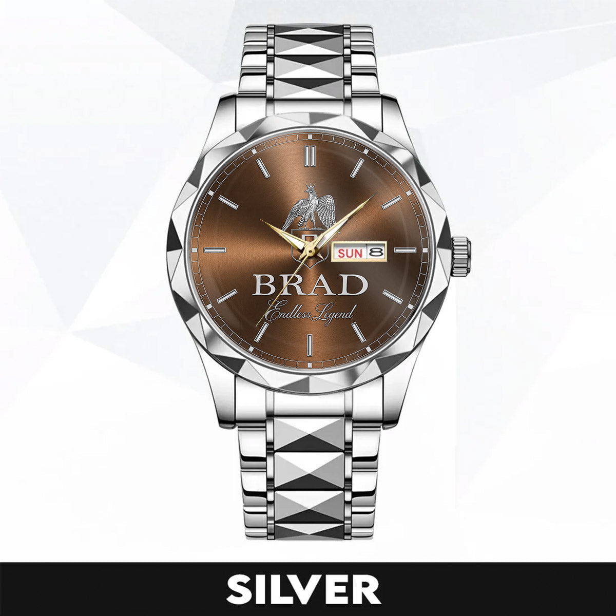 BRAD HH01-K88 Personalized Name Watch for Men – Custom Initial Gift