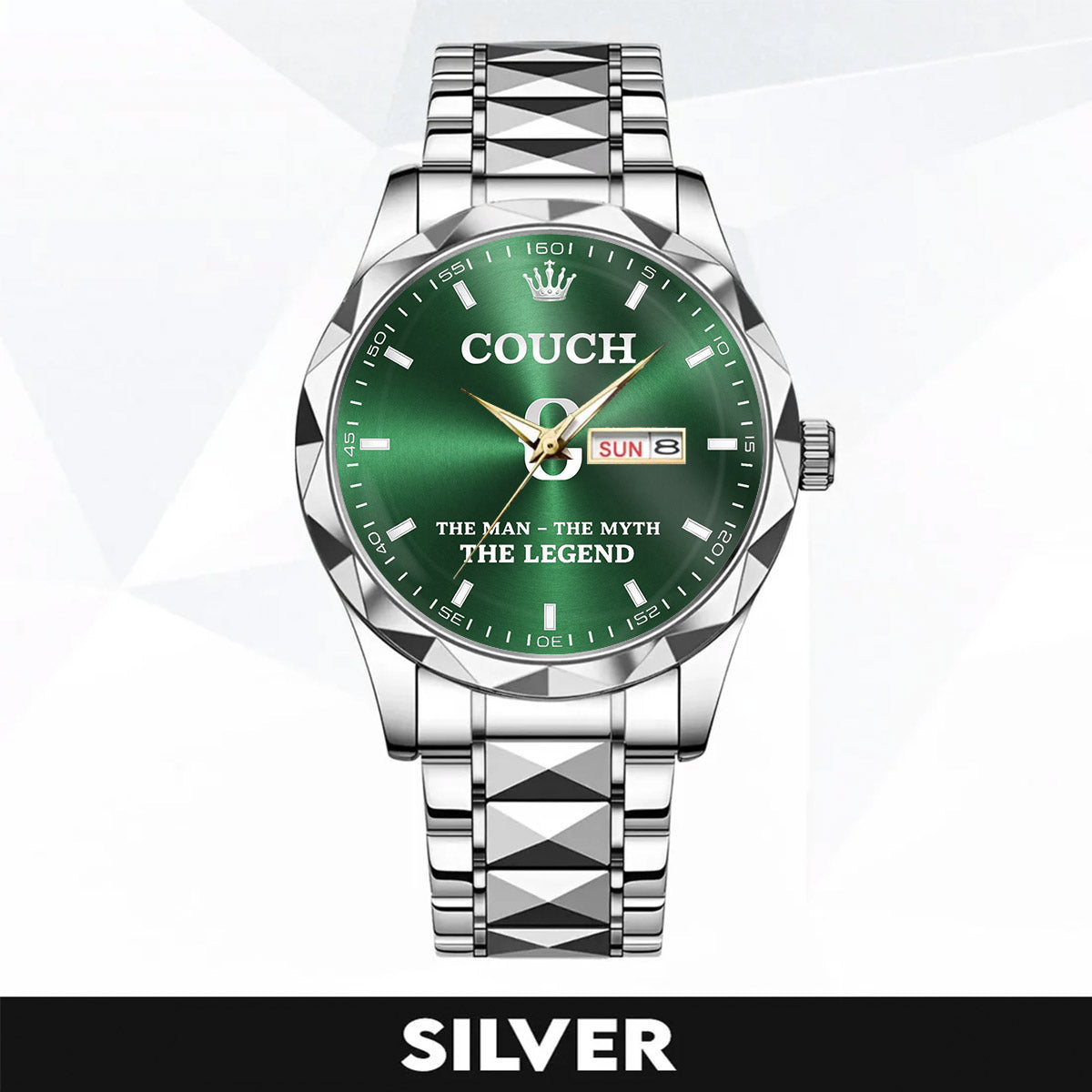 COUCH HH03-K98 Personalized Name Watch for Men – Custom Initial Gift