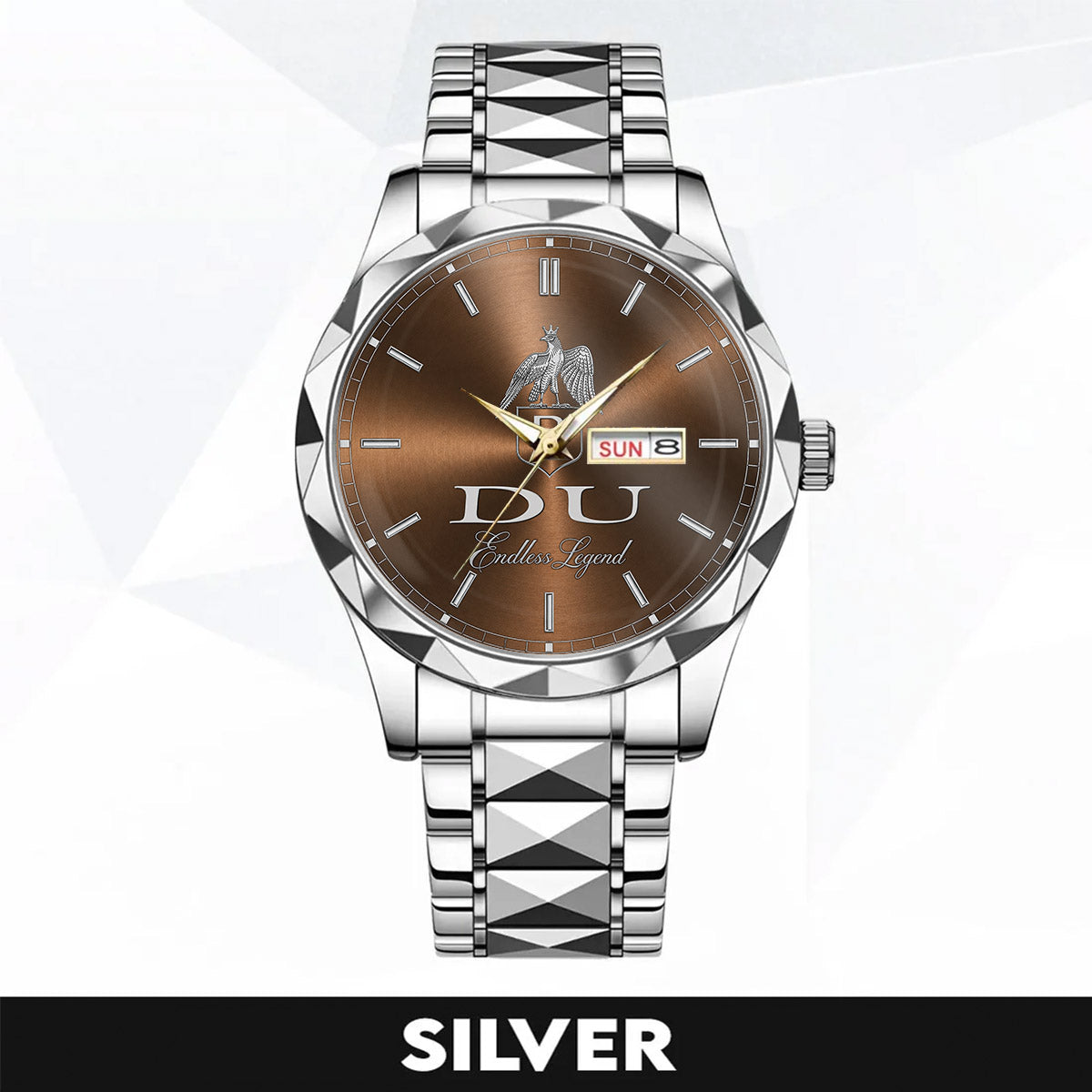 DU HH01-K88 Personalized Name Watch for Men – Custom Initial Gift