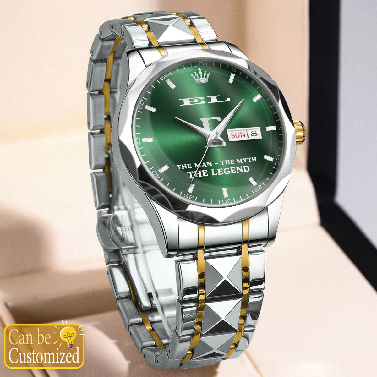 EL HH03-K98 Personalized Name Watch for Men – Custom Initial Gift