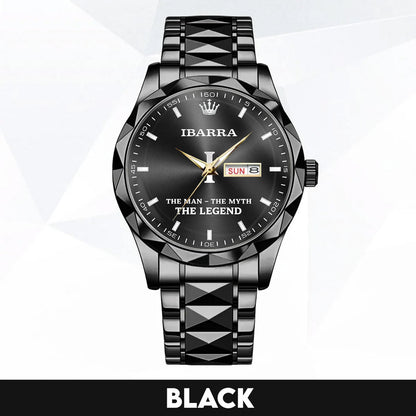 IBARRA HH02-K98 Personalized Name Watch for Men – Custom Initial Gift