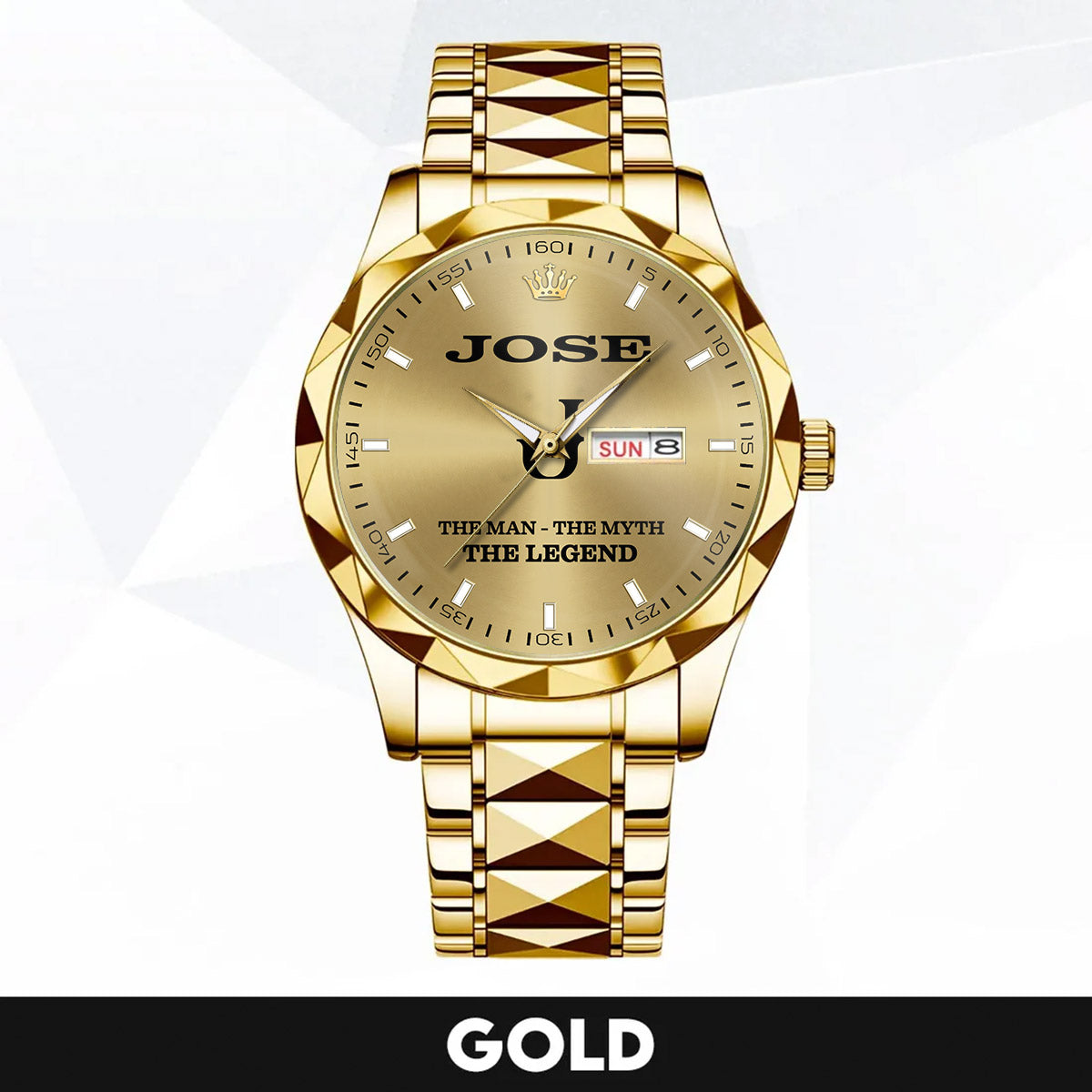 JOSE HH01-K98 Personalized Name Watch for Men – Custom Initial Gift