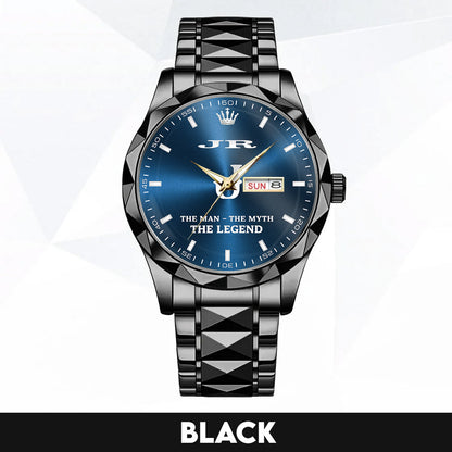 JR HH04-K98 Personalized Name Watch for Men – Custom Initial Gift