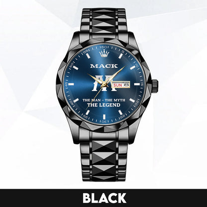 MACK HH04-K98 Personalized Name Watch for Men – Custom Initial Gift