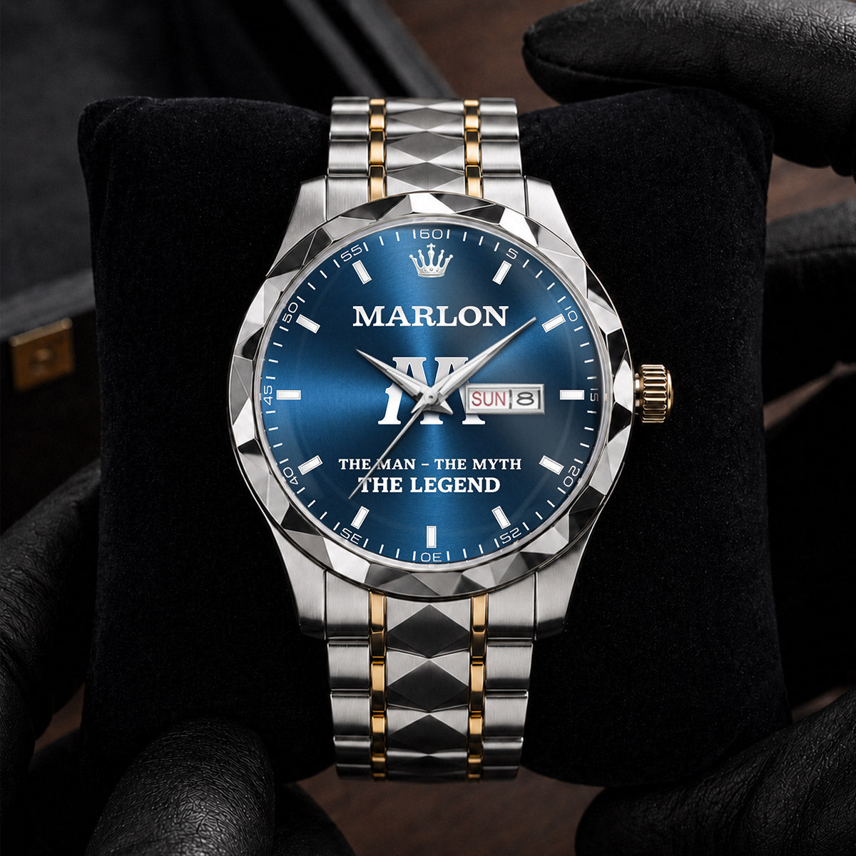 MARLON HH04-K98 Personalized Name Watch for Men – Custom Initial Gift