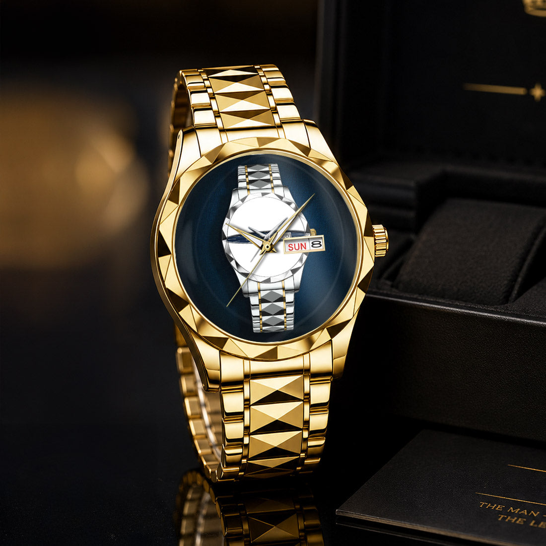 MCOKUP-FACEBOOK HH01-K98 Personalized Name Watch for Men – Custom Initial Gift