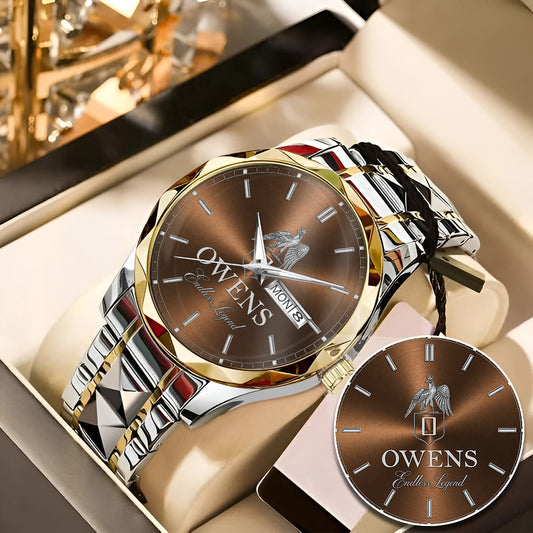 OWENS HH01-K88 Personalized Name Watch for Men – Custom Initial Gift