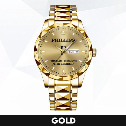PHILLIPS K3579-109 Luxury Alloy-Men Watch, Personalized Premium Gift for Anniversary