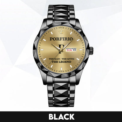 PORFIRIO K3579-109 Luxury Alloy-Men Watch, Personalized Premium Gift for Anniversary