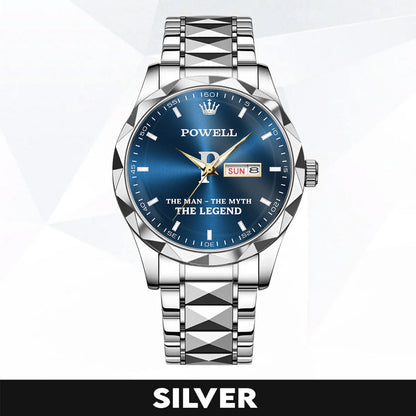 POWELL HH04-K98 Personalized Name Watch for Men – Custom Initial Gift