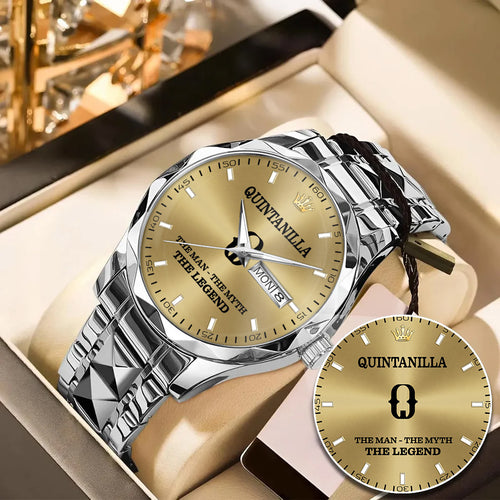 QUINTANILLA K3579-109 Luxury Alloy-Men Watch, Personalized Premium Gift for Anniversary