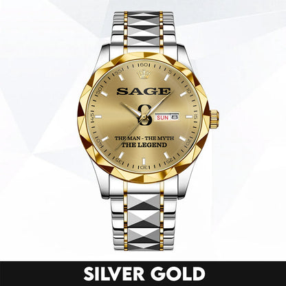 SAGE K3579-109 Luxury Alloy-Men Watch, Personalized Premium Gift for Anniversary