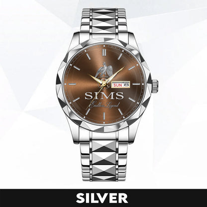 SIMS HH01-K88 Personalized Name Watch for Men – Custom Initial Gift