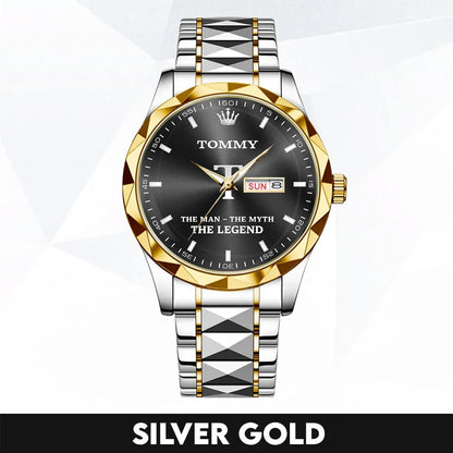 TOMMY HH02-K98 Personalized Name Watch for Men – Custom Initial Gift