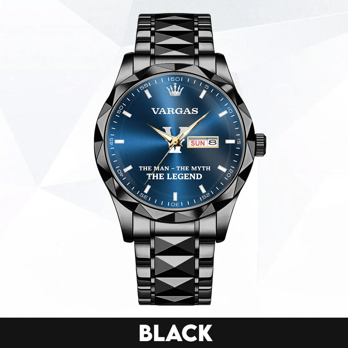 VAUGHN HH04-K98 Personalized Name Watch for Men – Custom Initial Gift