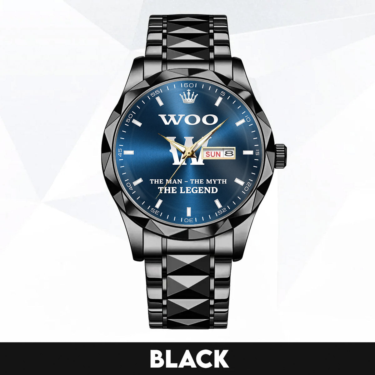 WOO HH04-K98 Personalized Name Watch for Men – Custom Initial Gift