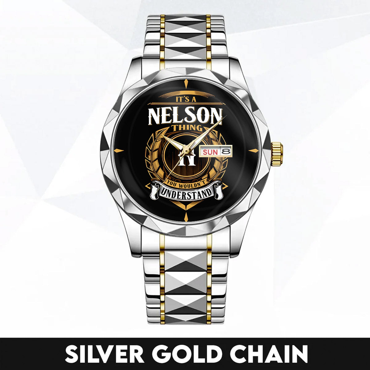 NELSON K3579-02 Luxury Alloy-Men Watch, Personalized Premium Gift for Anniversary