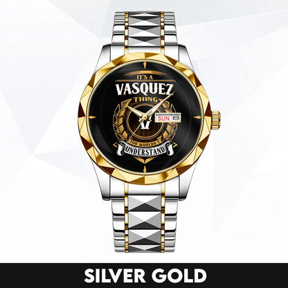 VASQUEZ K3579-02 Luxury Alloy-Men Watch, Personalized Premium Gift for Anniversary