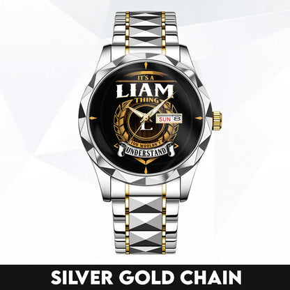 LIAM K3579-02 Luxury Alloy-Men Watch, Personalized Premium Gift for Anniversary