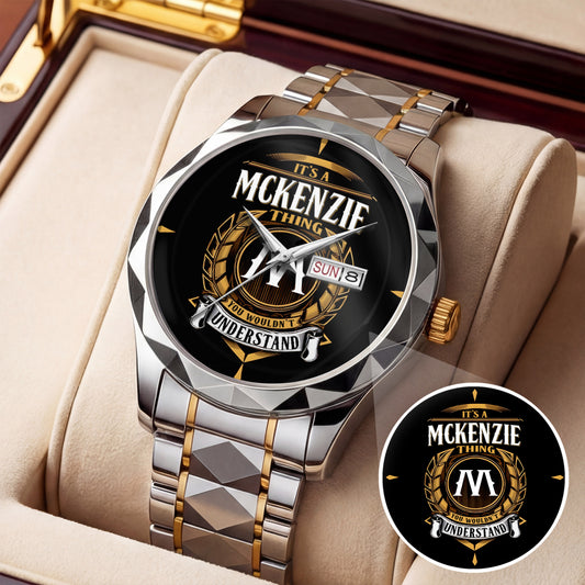 MCKENZIE K3579-02 Luxury Alloy-Men Watch, Personalized Premium Gift for Anniversary