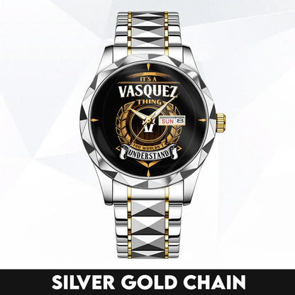 VASQUEZ K3579-02 Luxury Alloy-Men Watch, Personalized Premium Gift for Anniversary